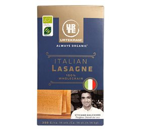 Urtekram Lasagne Fuldkorn    Bull  250g