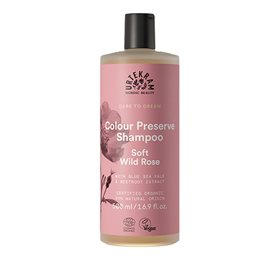 Urtekram Shampoo Soft Wild Rose    Farvet Hår  Bull  500ml