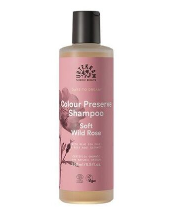 Urtekram Shampoo Soft Wild Rose    Farvet Hår  250ml