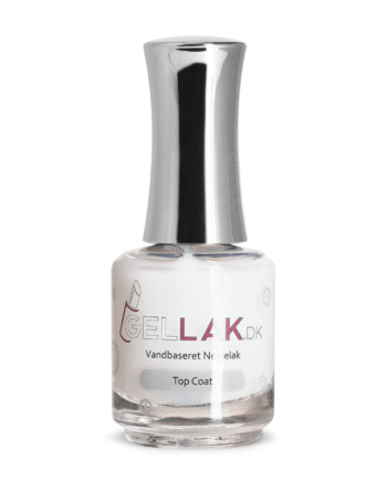 Vandbaseret Neglelak   15 Ml   Top Coat   Gellak Dk