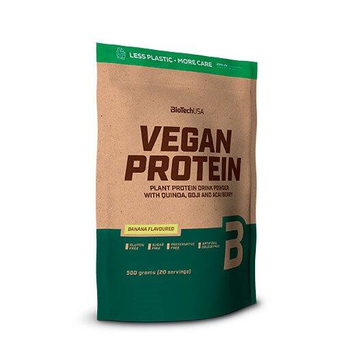 Vegan Protein Pulver    Banan Smag 500 Gram