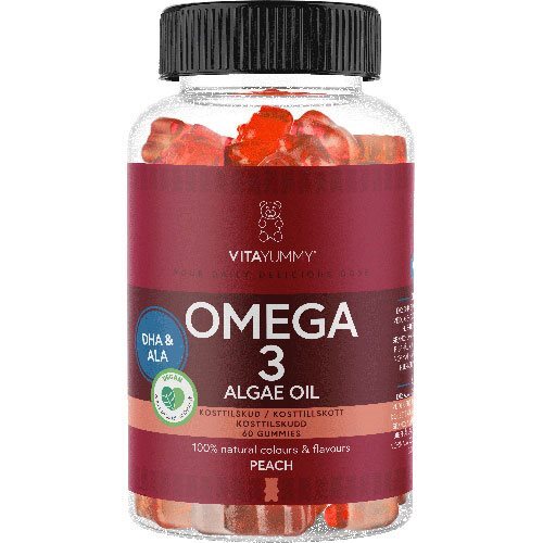Vita Yummy Omega Peach 60gum
