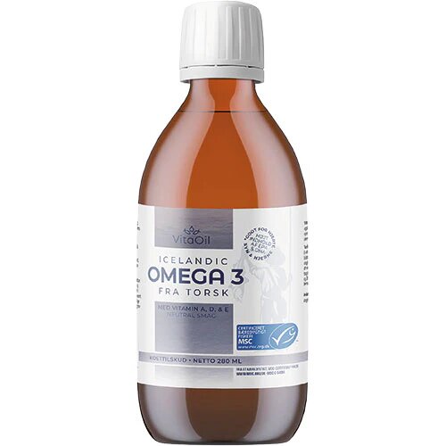 Vitaoil Icelandic Omega Fra Torsk 280 Ml