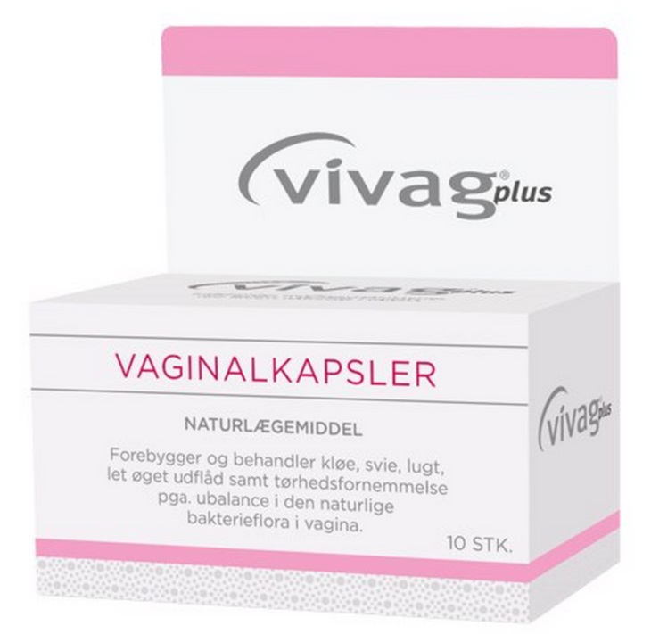 Vivag Vaginalkapsler Naturlægemiddel  10 Kaps