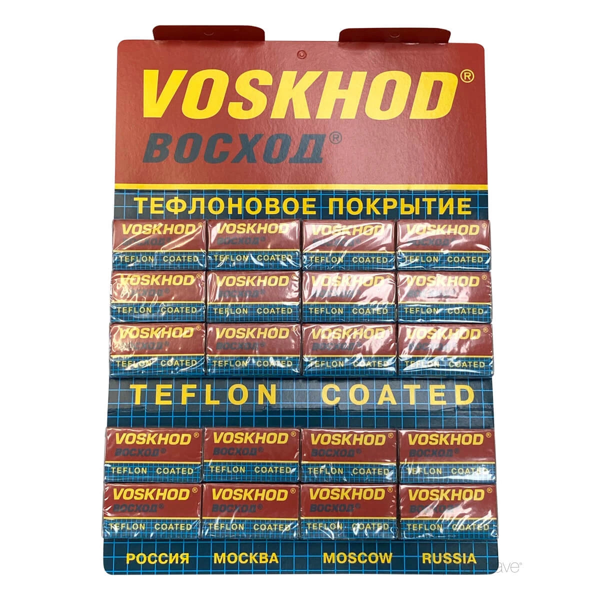 Voskhod Teflon Coated De-barberblade Stang 20x5 Stk 100 Stk