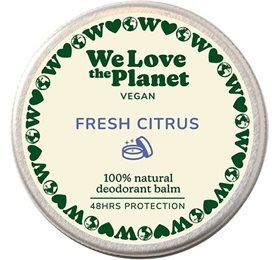 We Love The Planet Deodorant Balm Fresh Citrus  35g