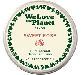 We Love The Planet Deodorant Balm Sweet Rose  35g