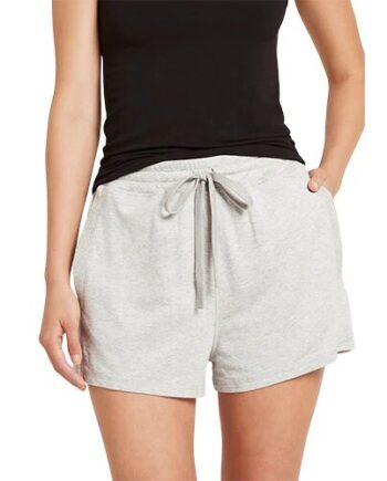 Women   Weekend Sweat Short Grey Marl Str