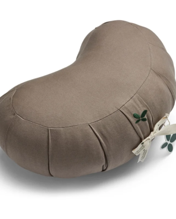 Zafu Halvmåne Meditationspude  Cool Grey