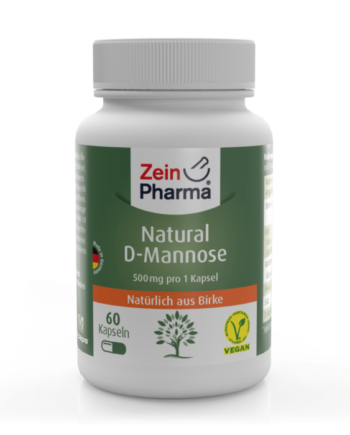 Zein Pharma Natural  -mannose 500 Mg 160 Vegetabilske Kapsler