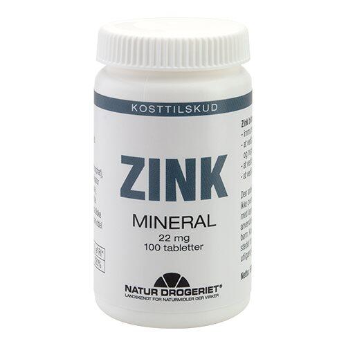 Zink 22 Mg  100 Tabletter