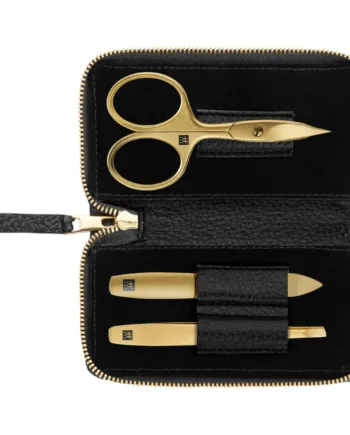 Zwilling Manicuresæt    Dele  Guld  Sort Læder