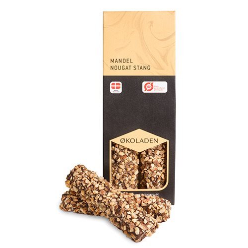 økoladen Mandel Nougat Stang 75g