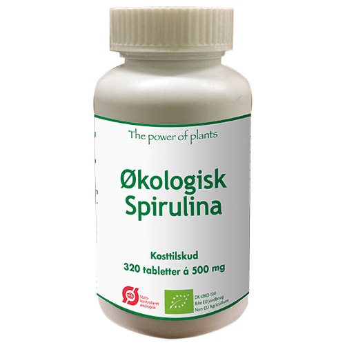 økologisk Spirulina Din Sundhed 320 Tabletter