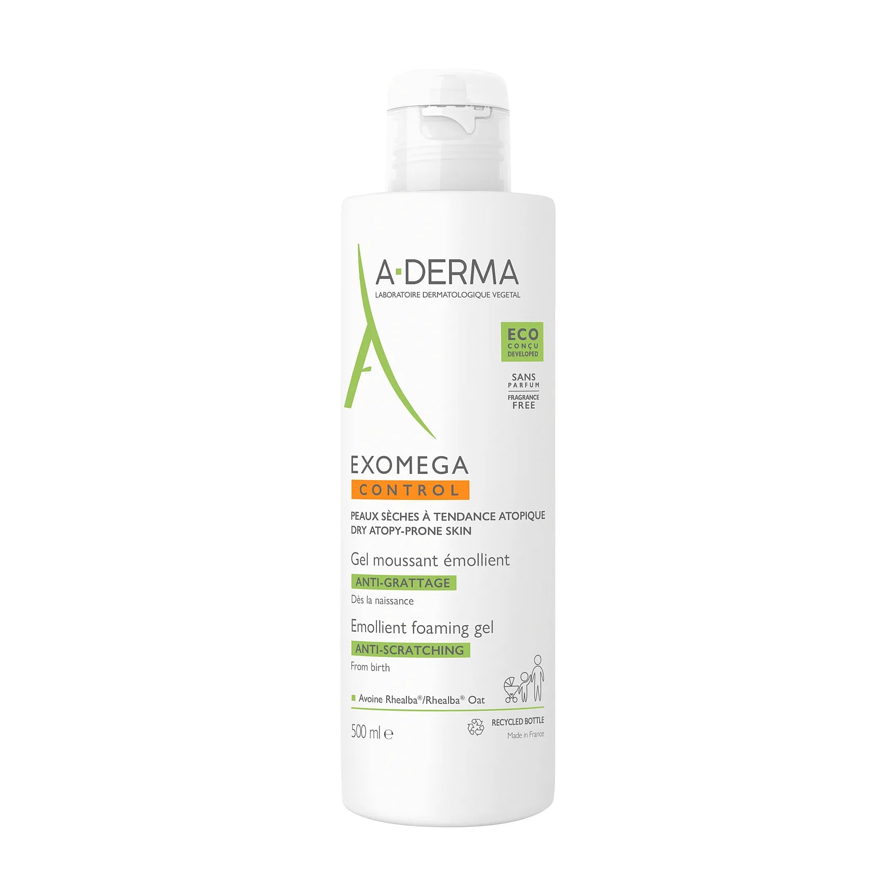 -derma Exomega Control Foaming Gel 500ml