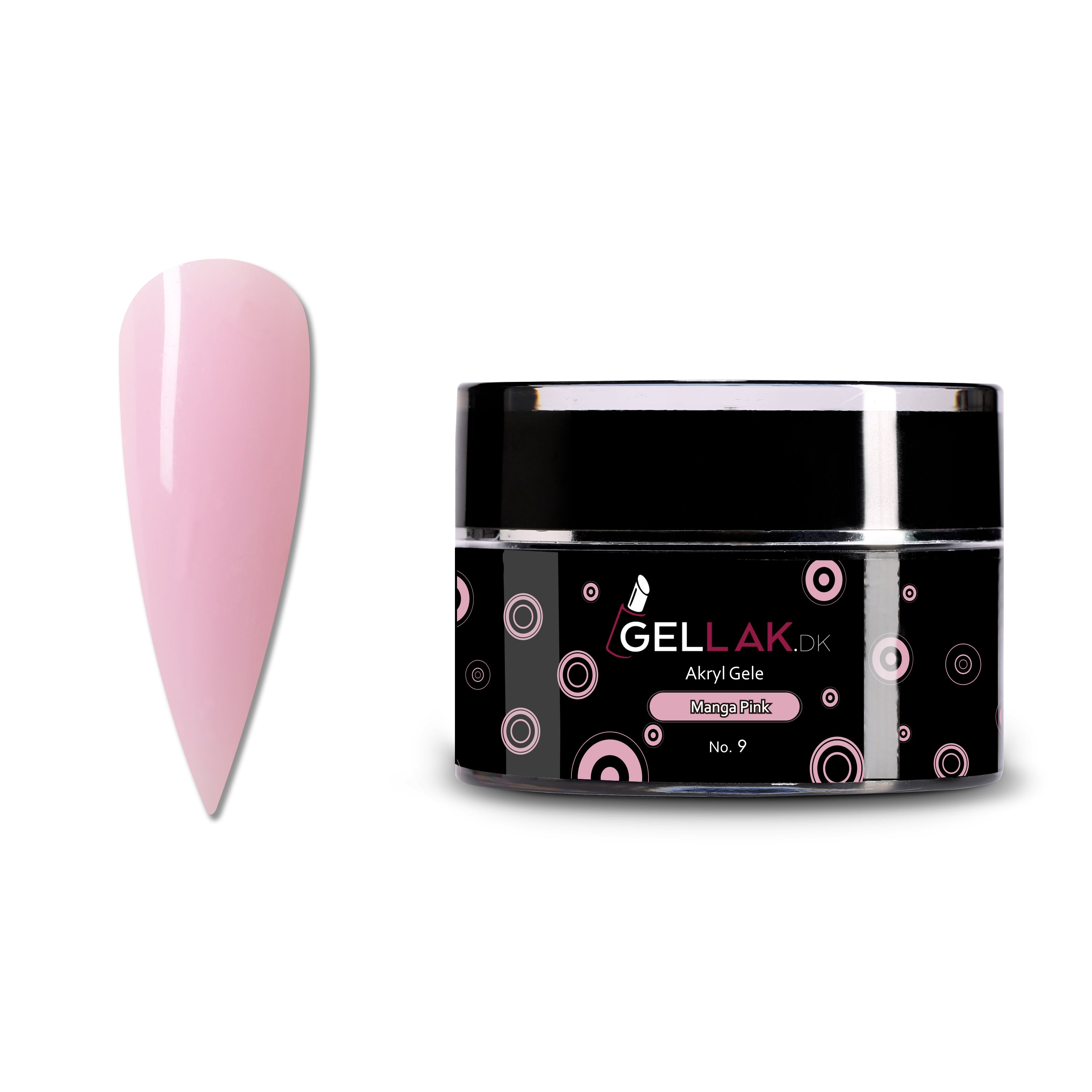 Akryl Gele Pink   Til Opbygning Af Negle   Manga Pink No