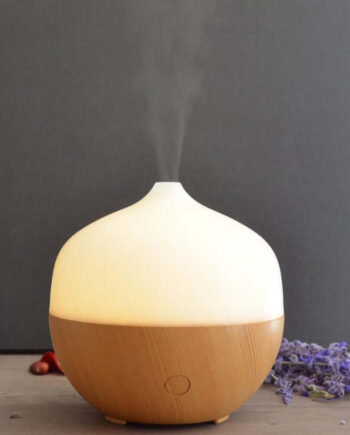 Aroma Diffuser Med Træ-look 120 Ml Ultralyd Til æteriske Olier  Automatisk Sluk  Blød Belysning Hedenhus Boopi