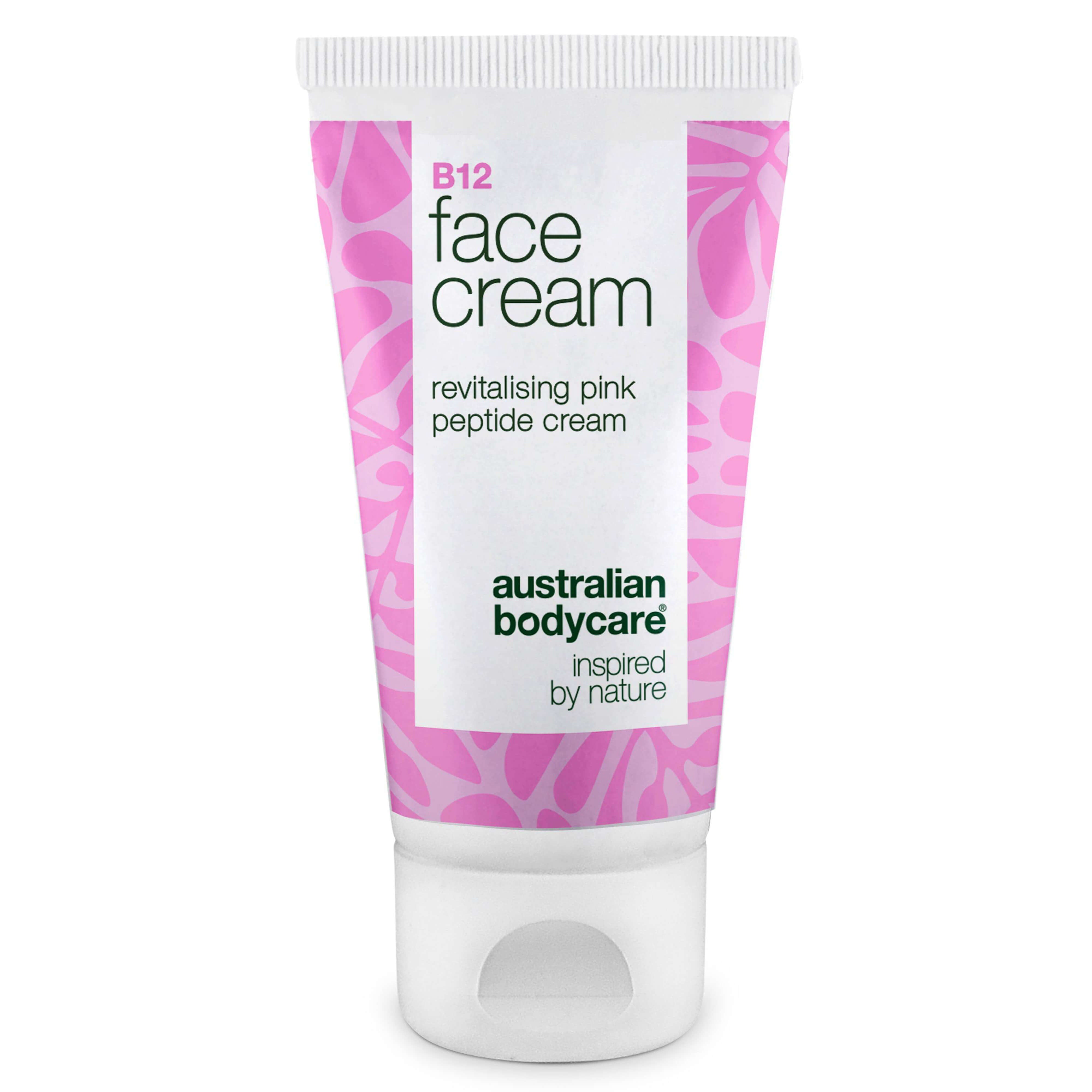B12 Ansigtscreme   Fornyet Fugt Og Naturlig Glød    Anti-age B12 Vitamin Creme Reducerer Rynker  Genopretter Fugt Og Giver Huden En Naturlig Glød  50 Ml     Stk