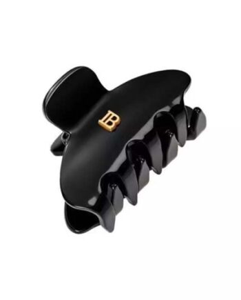 Balmain Cellulose Acetate Pince   Cheveux Small Black