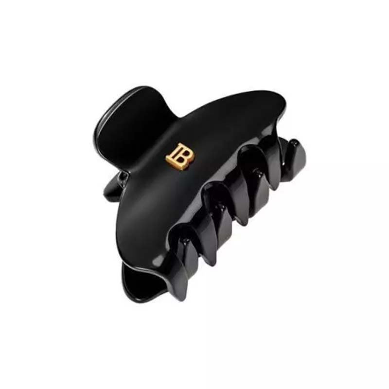Balmain Cellulose Acetate Pince   Cheveux Small Black