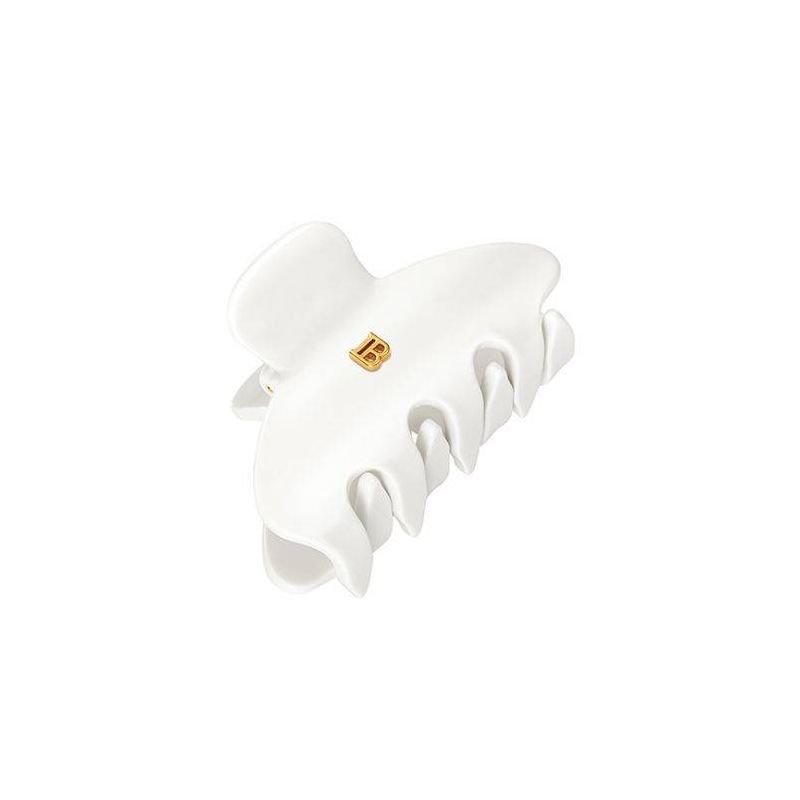 Balmain Cellulose Acetate Pince   Cheveux Small White