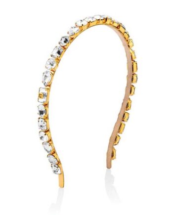 Balmain Eclat Headband Small Silver Gold