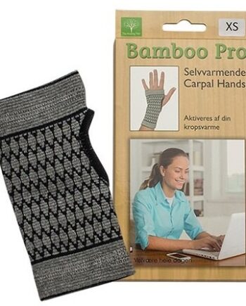 Bamboo Pro Carpal Handske  Str  Xs Selvvarmende 1stk