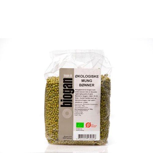 Biogan Mung Bønner    Bull  750g