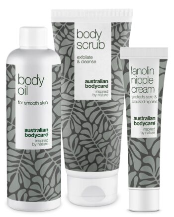 Black Week Hudplejesæt Til Kroppen   Olie  Scrub   Lanolin    Black Week Hudplejesæt Med Body Oil  Body Scrub Og Lanolin Creme  Fugter  Glatter Og Lindrer Tør  Ujævn Og Irriteret Hud