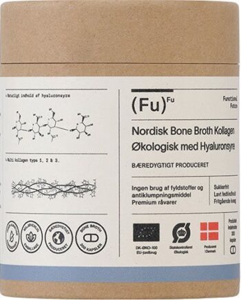 Bone Broth Collagen Med Hyaluronsyre økologisk 300 Kapsler