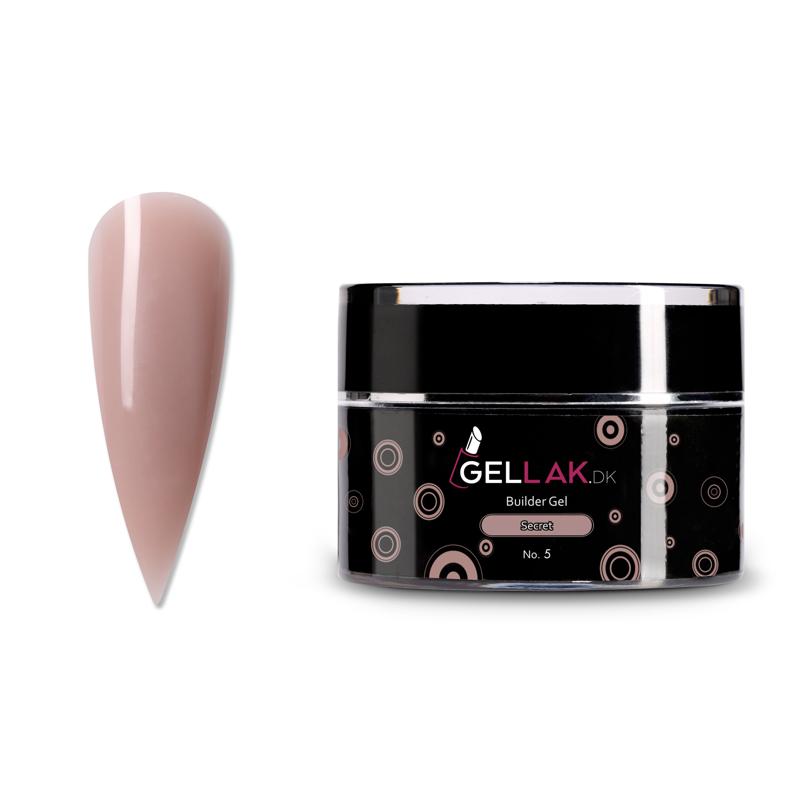 Builder Gel Nude   Til Opbygning Af Negle   Secret No      Gellak Dk