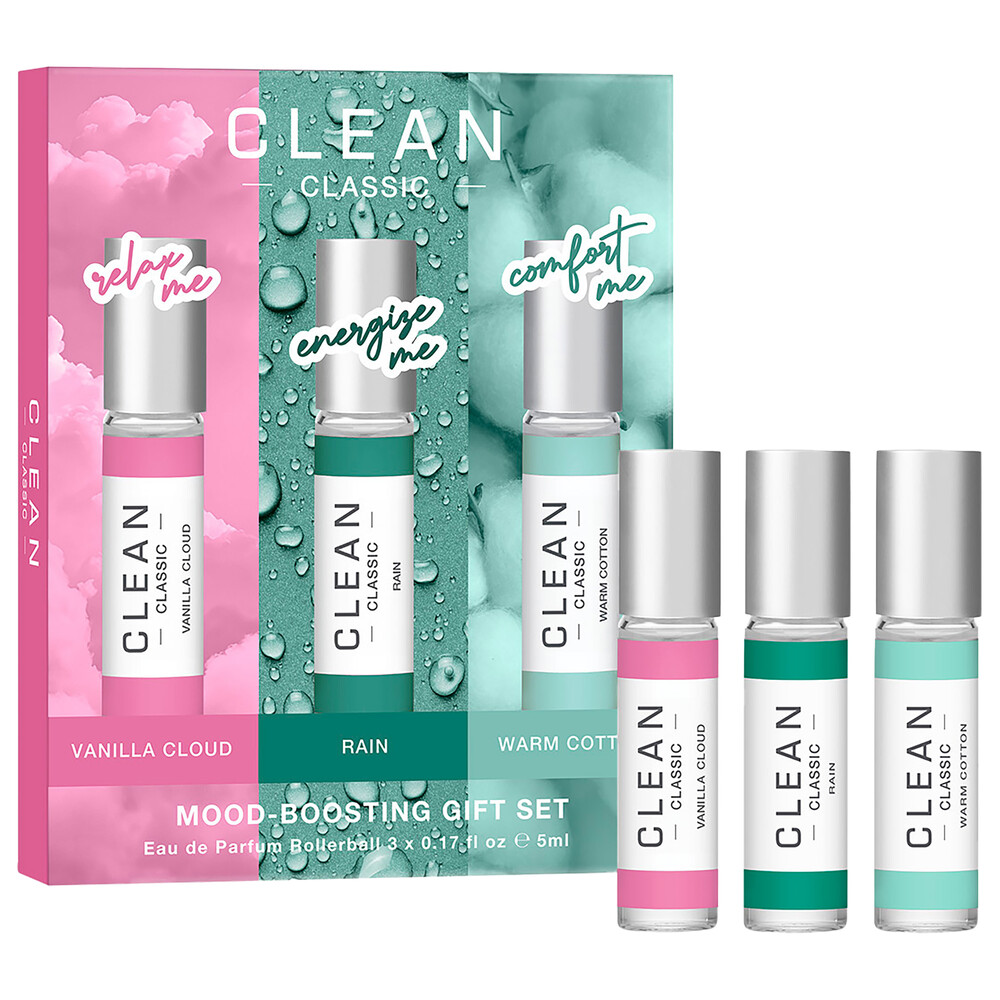 Clean Gift Set Classic Layering Rollerball Edp Ml