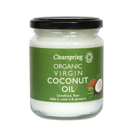 Clearspring Kokosolie økologisk 400 Gram