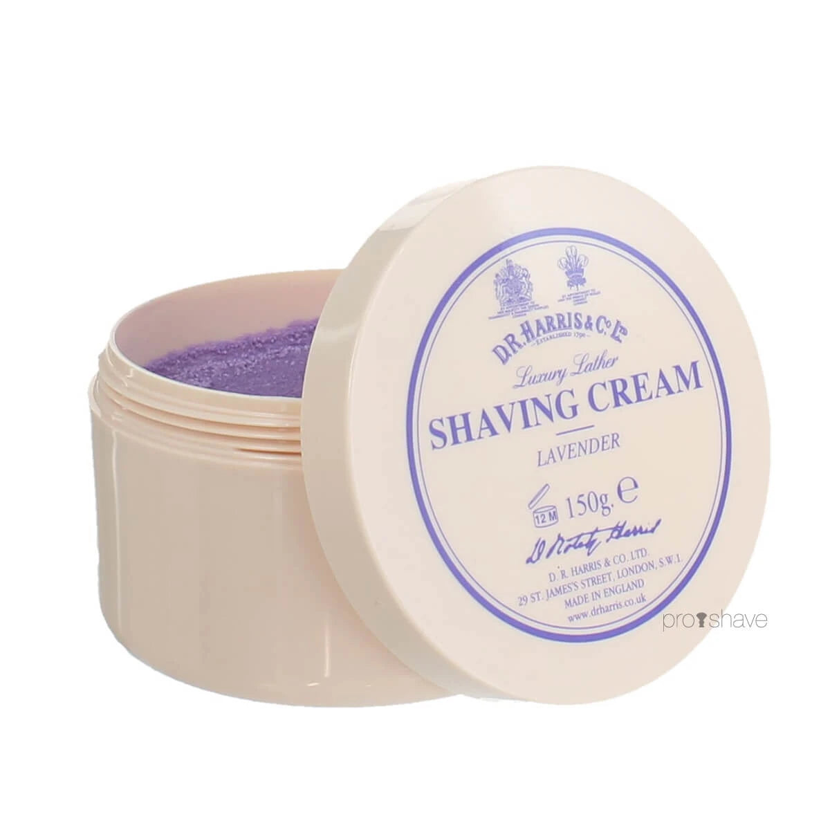Harris   Co  Ltd Luksus Lavendel Barbercreme  150 Gr