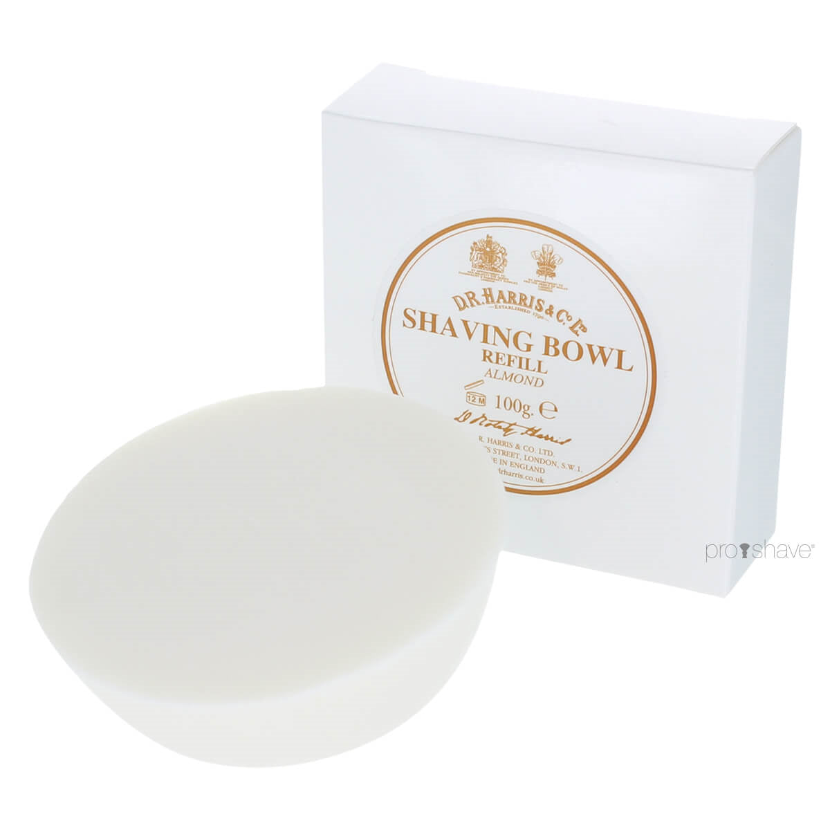 Harris   Co  Ltd Mandel Barbersæbe  Refill  100 Gr