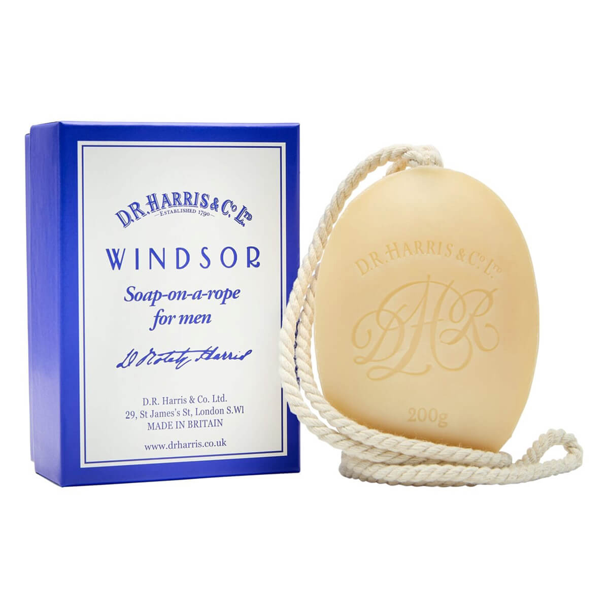 Harris Co Ltd Windsor Badesæbe På Snor 200