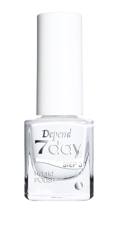 Depend 7day Nail Polish 7005 Pure White   Ml