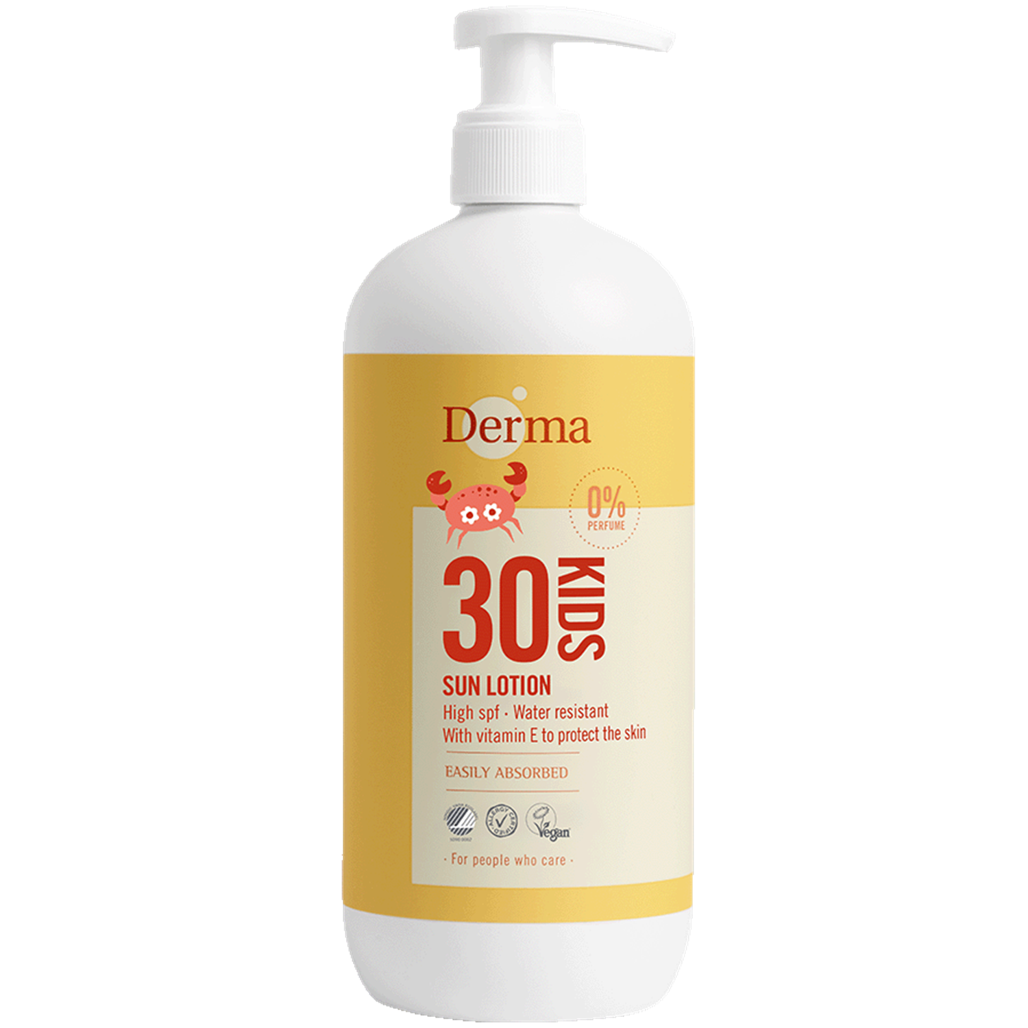 Derma Kids Sollotion Spf30  500 Ml  Vandfast Solcreme