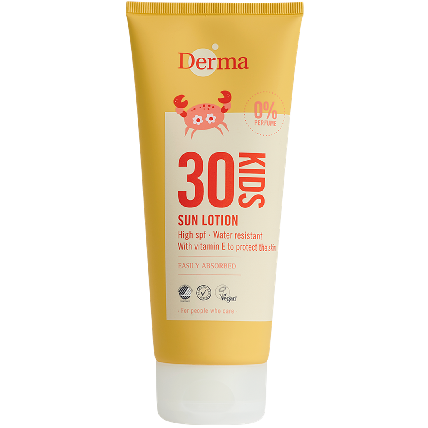 Derma Kids Sollotion Spf30  200 Ml  Vandfast Solcreme