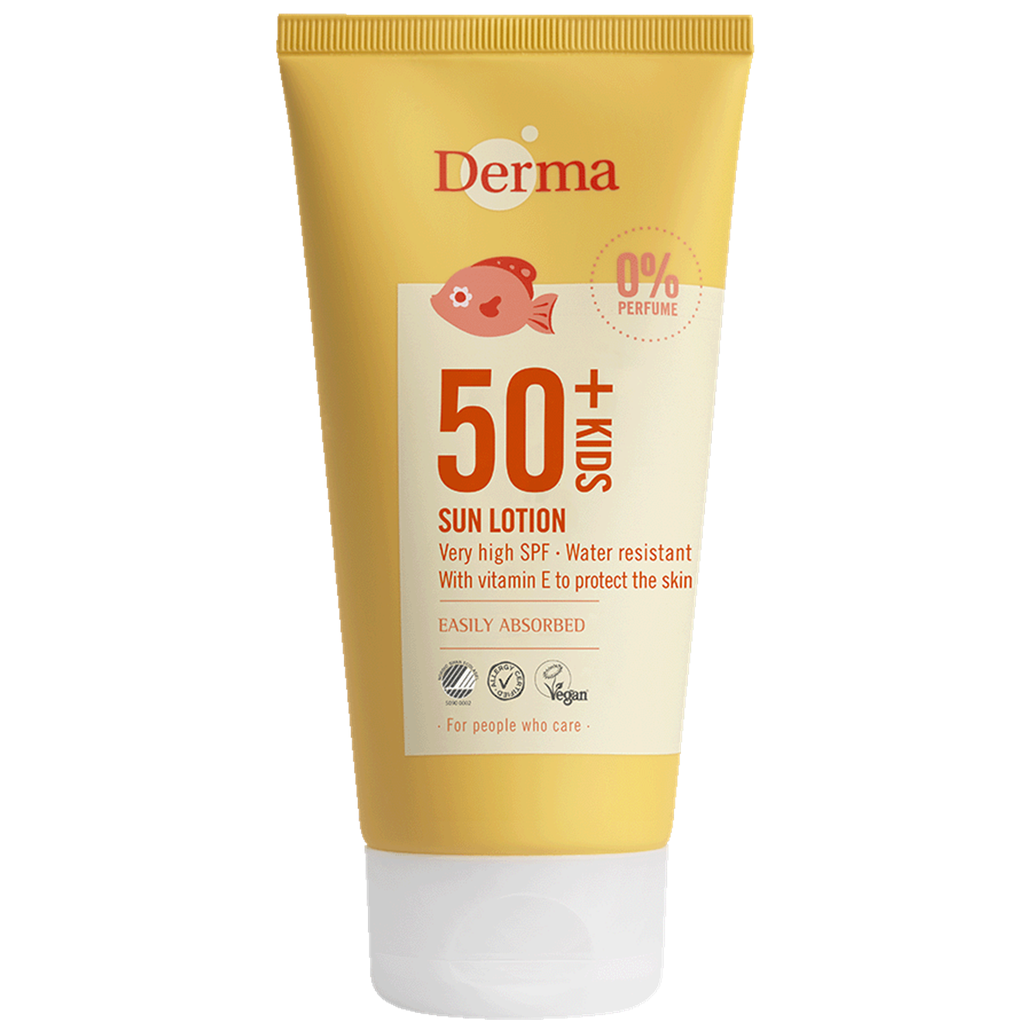 Derma Kids Sun Lotion Spf50   150 Ml  Vandfast Solcreme