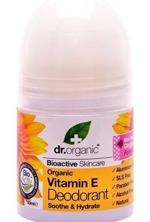 Dr  Organic Deo Roll On Vitamin   50ml
