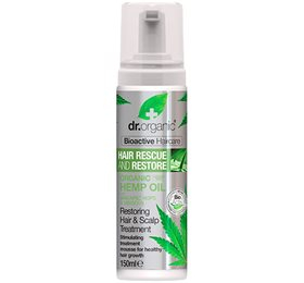 Dr  Organic Hemp Oil Hair Rescue And Restore  Bull  150ml