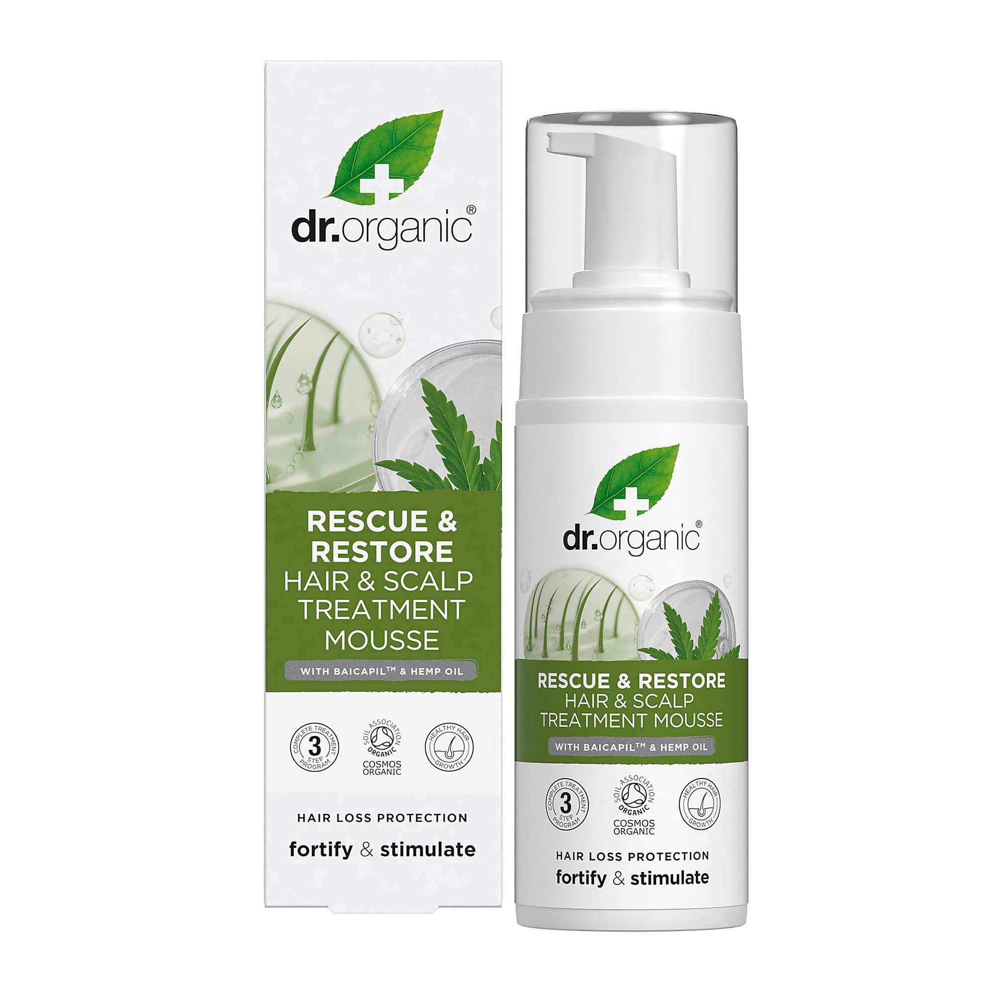 Dr  Organic Hemp Oil Hair Rescue And Restore 150 Ml