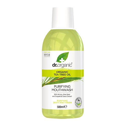 Dr Organic Mundskyl Tea Tree 500 Ml