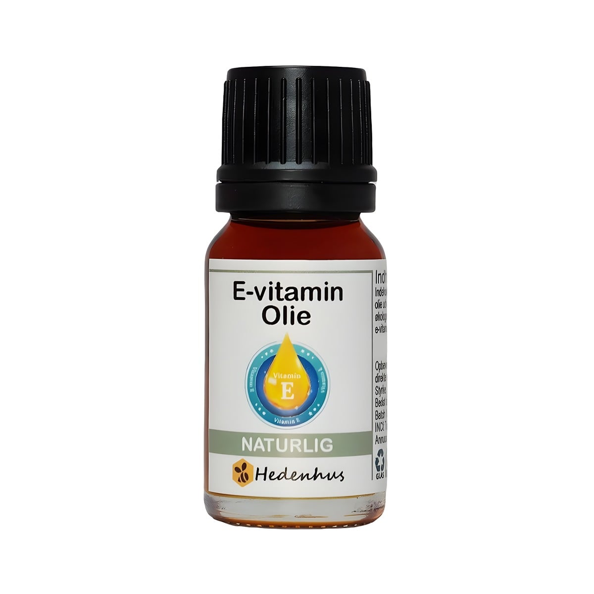 -vitamin Olie Naturlig 10 Ml Højt Antioxidantindhold  Indeholder 30  økologisk Solsikkeolie Hedenhus Til Hudpleje