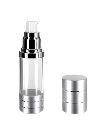 30 Ml  Flaske Klar Sølv Med Pumpehoved