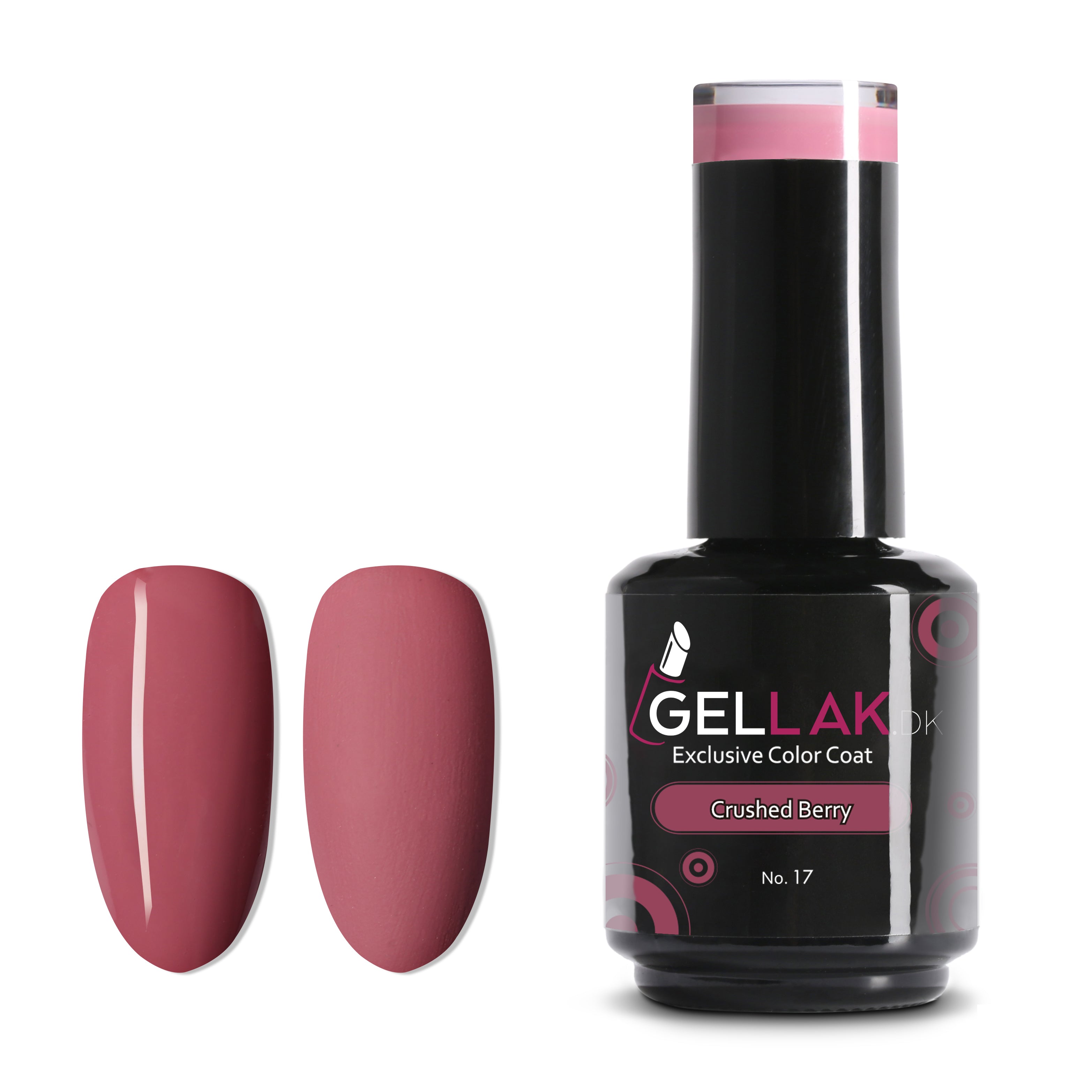 Gel Neglelak Nude   15 Ml   Crushed Berry No  17   Gellak Dk
