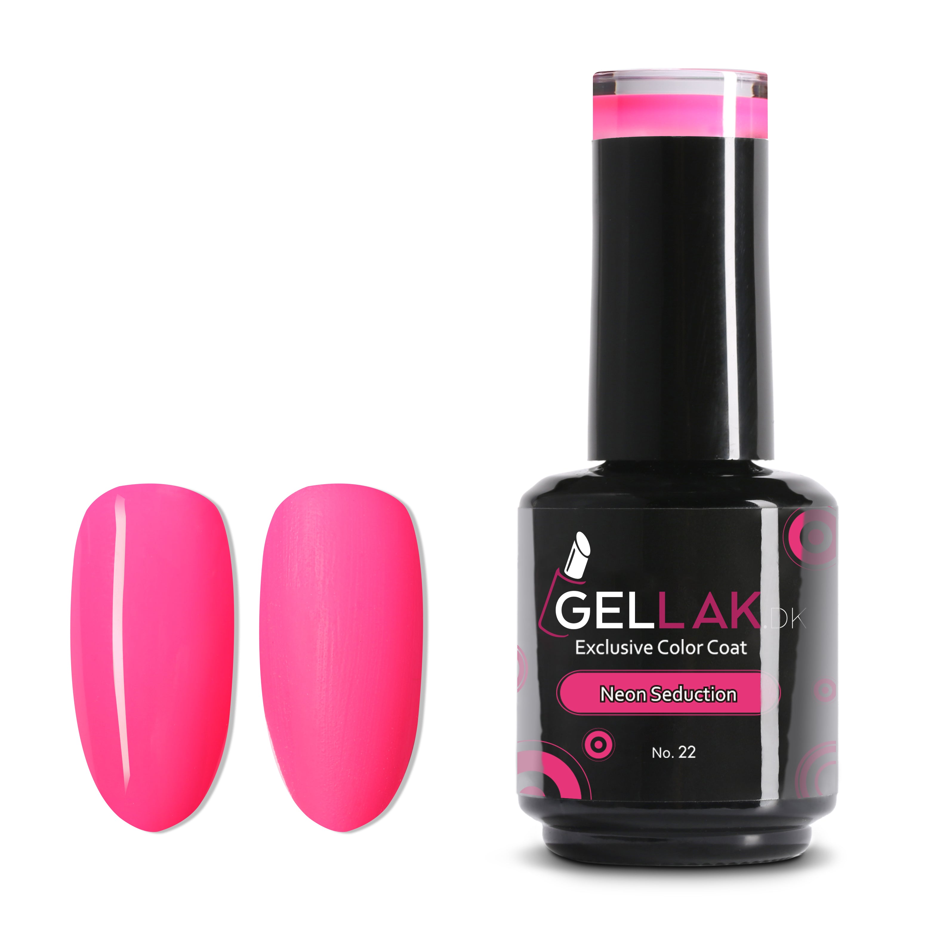 Gel Neglelak Pink   15 Ml   Neon Seduction No  22   Gellak Dk