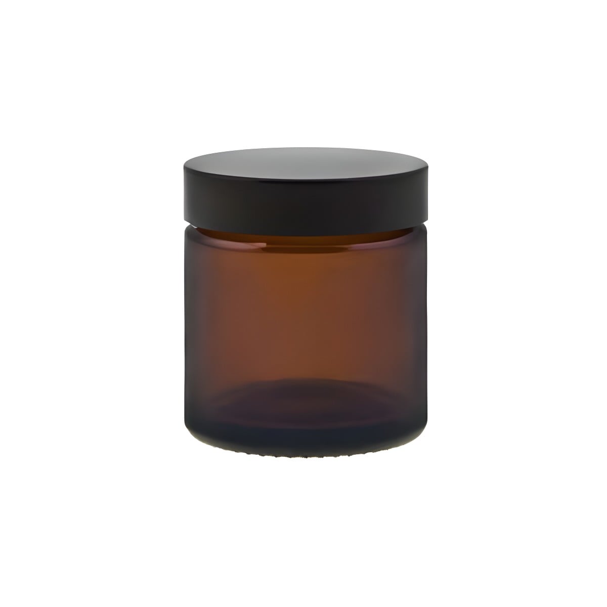 Glas Bøtte 60 Ml Brun Med Sort Skruelåg Tæt Lukning Kartonpude Højde 55 Mm Diameter 51 Mm Hedenhus