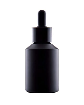 60 Ml  Sort Glasflaske Med Pipettelåg